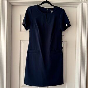 Tommy Hilfiger Navy Short Sleeve Dress